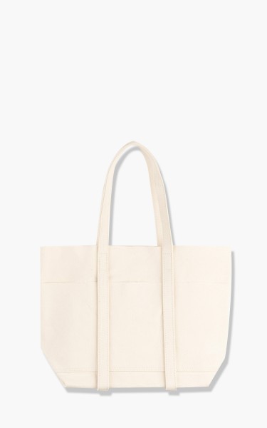 Amiacalva Washed A126 Canvas 6P Tote Bag S White