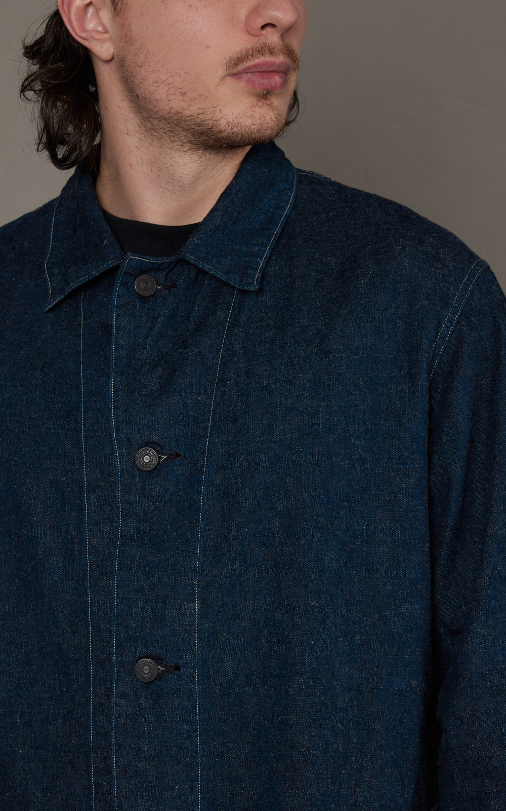 Kaptain Sunshine Coverall Denim Jacket Selvedge Indigo | Cultizm