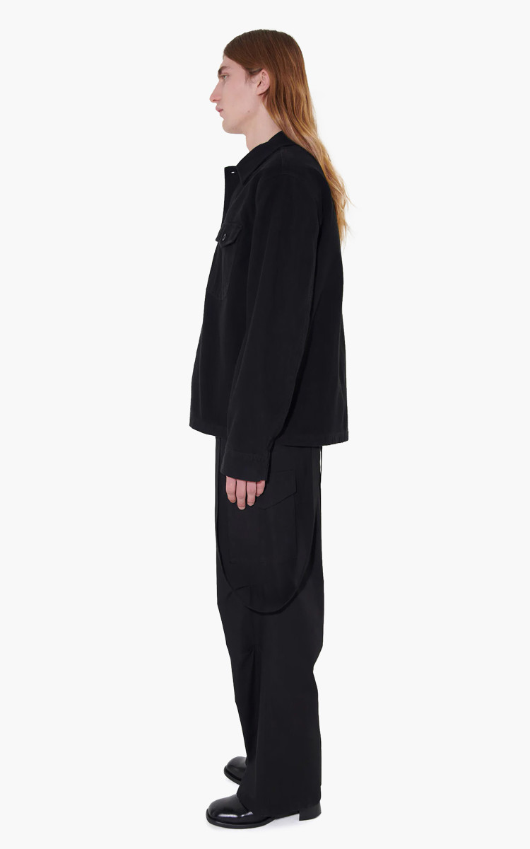 Our Legacy Evening Coach Jacket Black Brushed Cotton | Cultizm