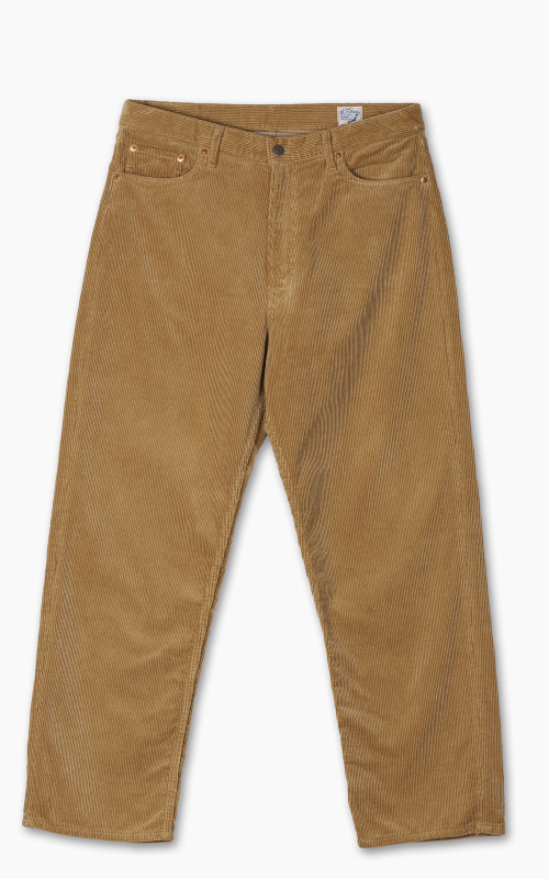 OrSlow 101 Dads Fit Corduroy Pants Beige