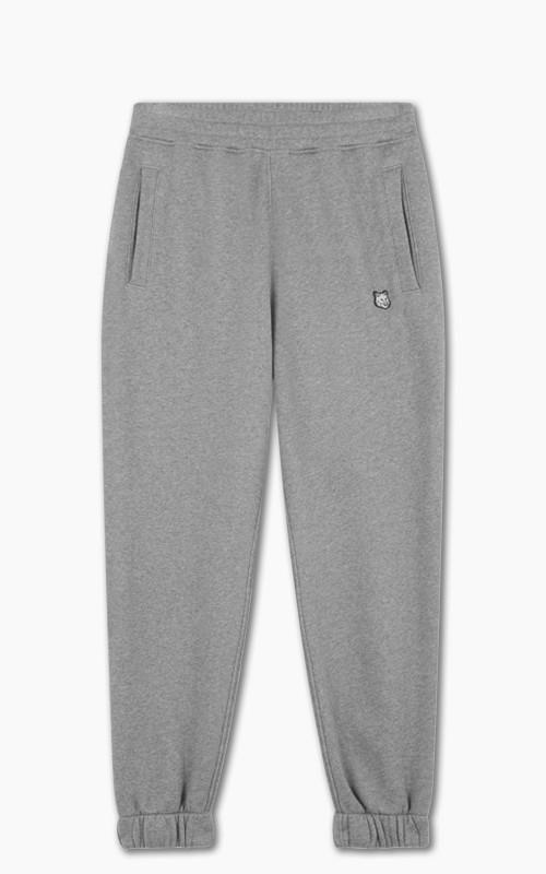 Maison Kitsuné Bold Fox Head Patch Comfort Jog Pants Medium Grey Melange