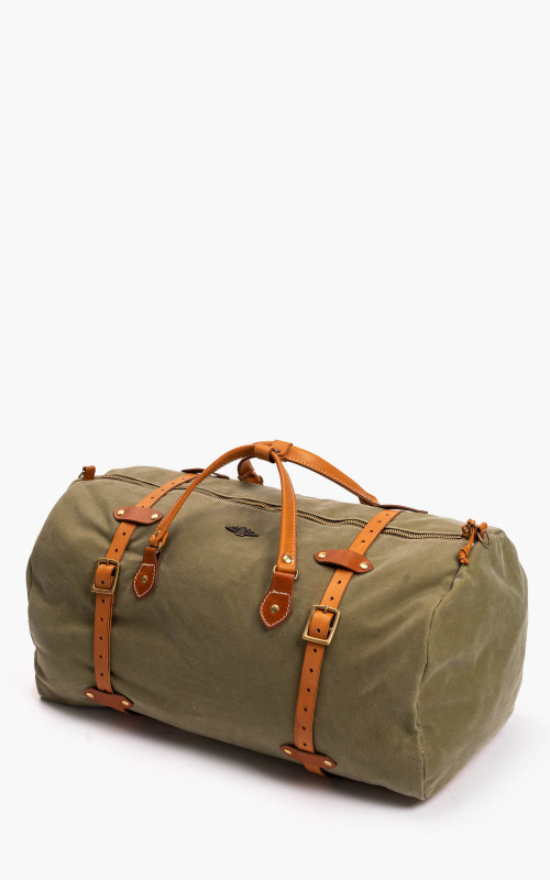 Shangri-La Heritage Explorator Waxed Canvas Travel Bag Army EWCTB-AR