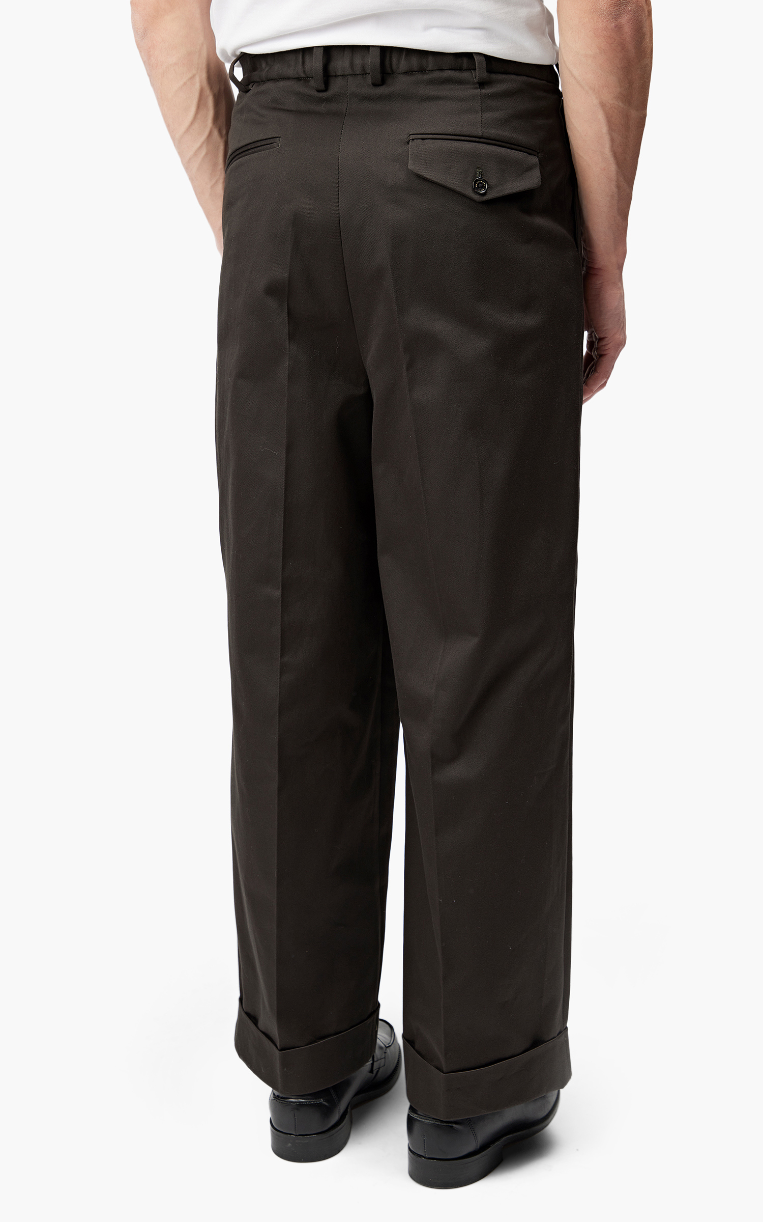 MARKAWARE - DOUBLE PLEATED TROUSER ORGANICCOTTON