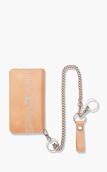 Nudie Jeans Long Alfredsson Chain Wallet Natural