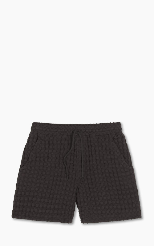 OAS Porto Waffle Shorts Nearly Black