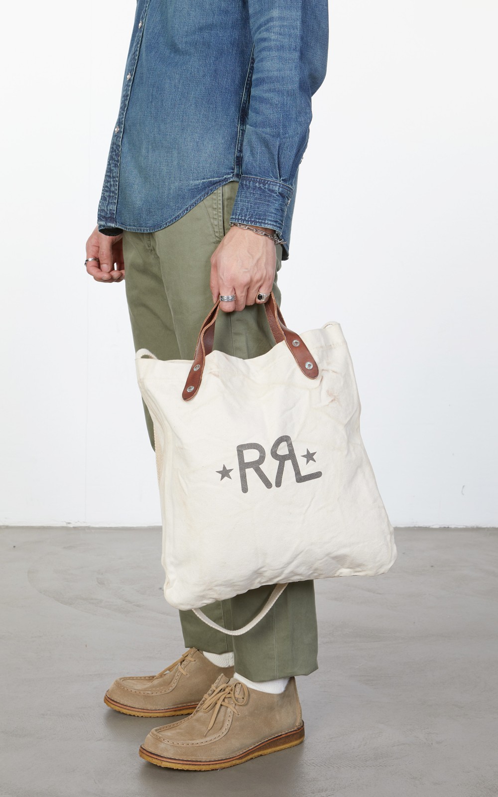 【RRL】Logo Canvas Market トート☆関税送料込み♪ RRL Ralph Lauren 