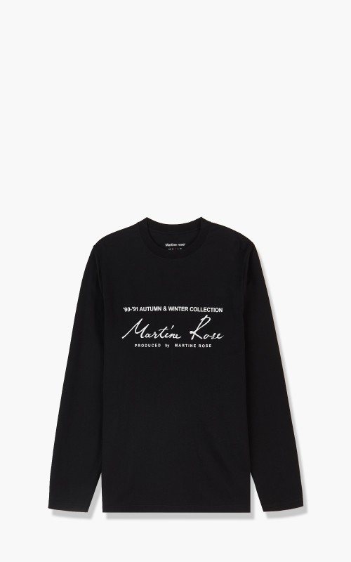 Martine Rose Classic Longsleeve T-Shirt Black CMRSS31-604JC-black 