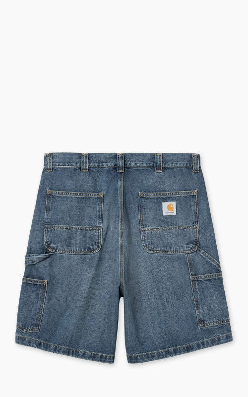 Carhartt WIP OG Single Knee Short Camano Denim Dark Used Wash Blue
