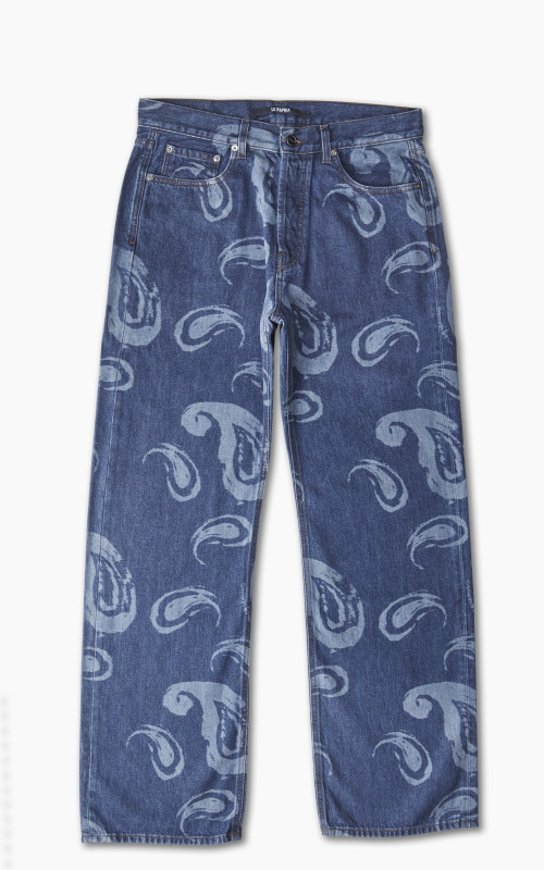 Jacquemus Le De-Nimes Suno Print Blue Paisley