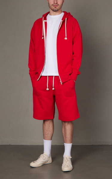 Wonder Looper Sweat Shorts Super Looper French Terry Red