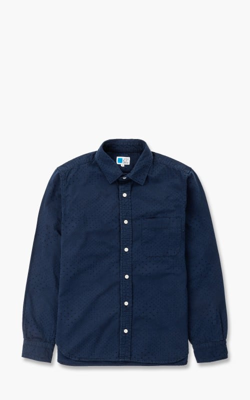 Japan Blue Indigo Dots Shirt Indigo