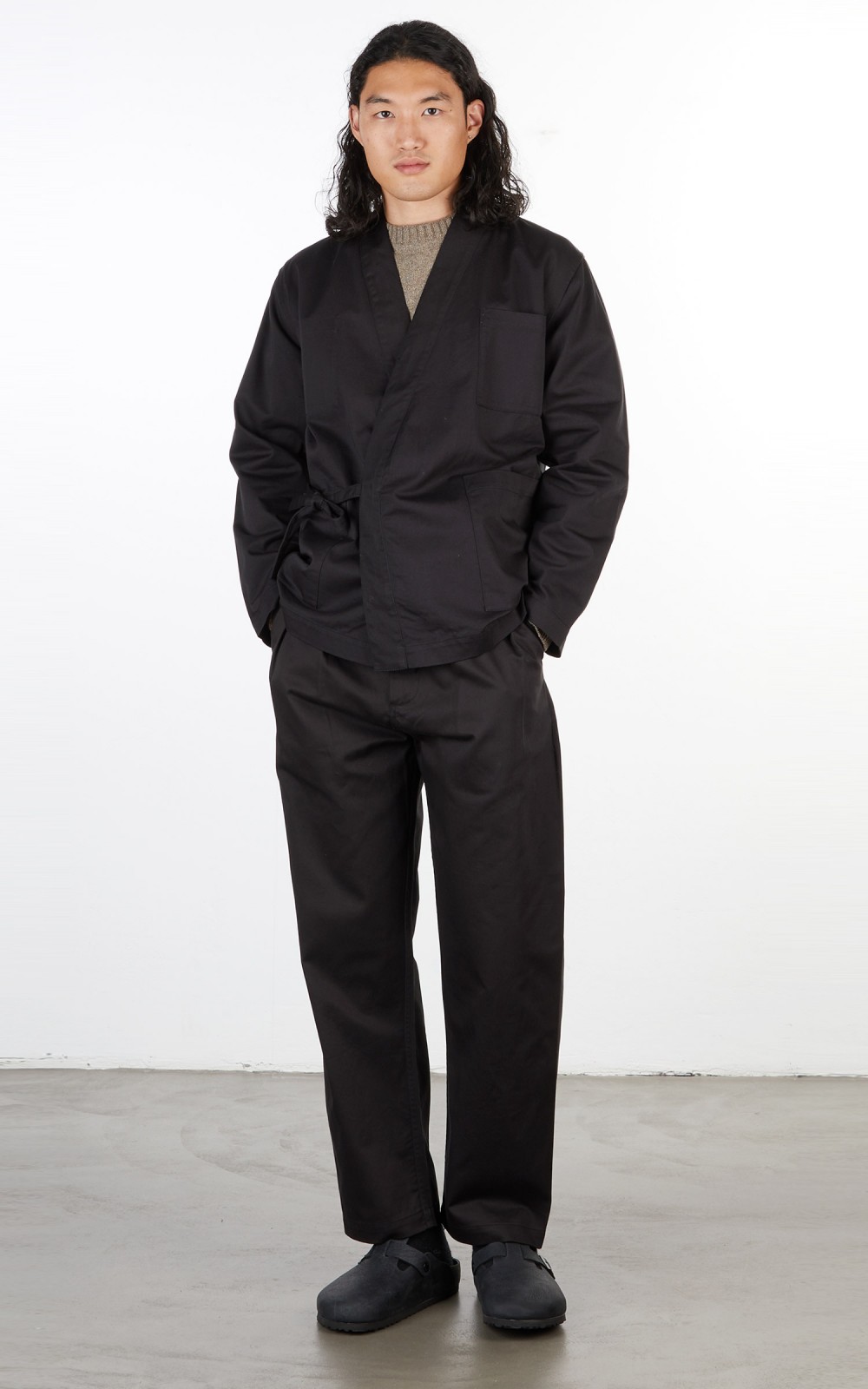 Universal Works Kyoto Work Jacket Twill Black Cultizm