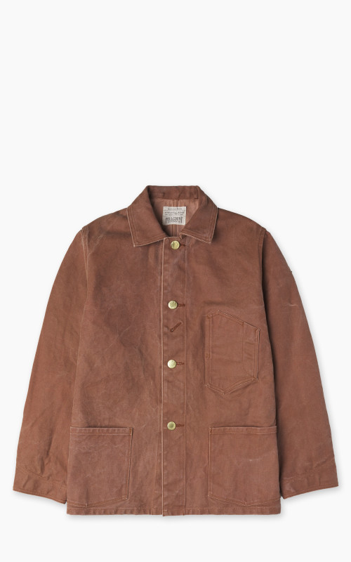 Fullcount 2015-12 Persimmon Tannin Dye Heavy Duck Chore Jacket Brown
