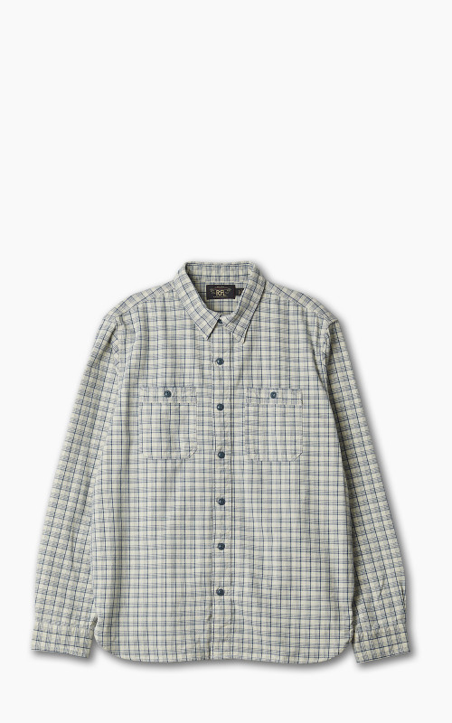 RRL Alaska Western Shirt Cream/Blue