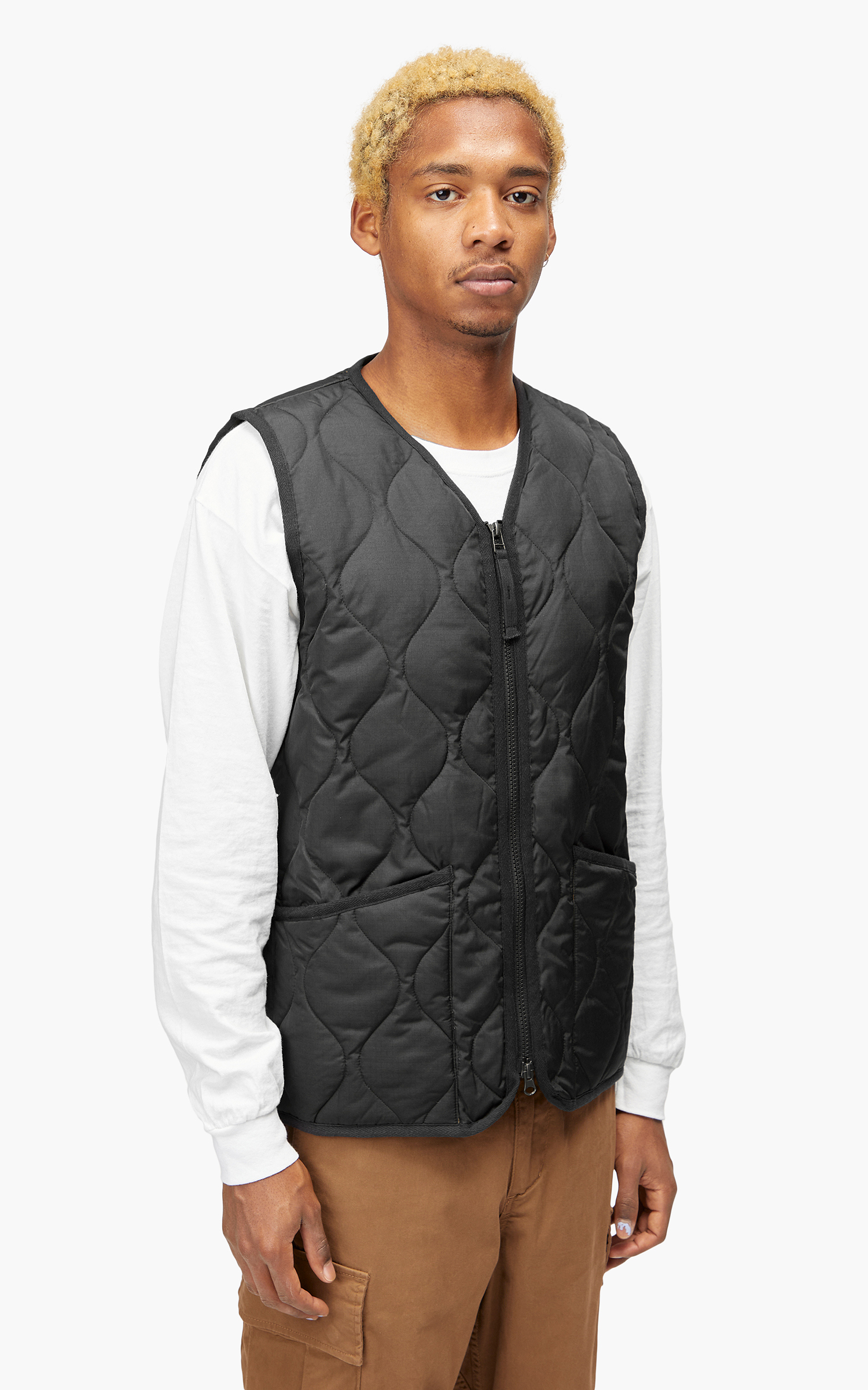 V neck down vest store