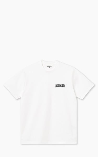 Carhartt WIP S/S University Script T-Shirt White/Black