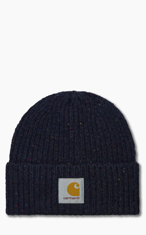 Carhartt WIP Anglistics Beanie Speckled Dark Navy Heather