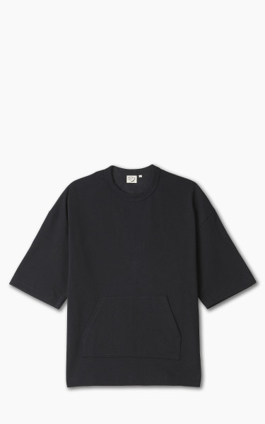 OrSlow Kangaroo Pocket 3/4 Sleeve T-Shirt Black
