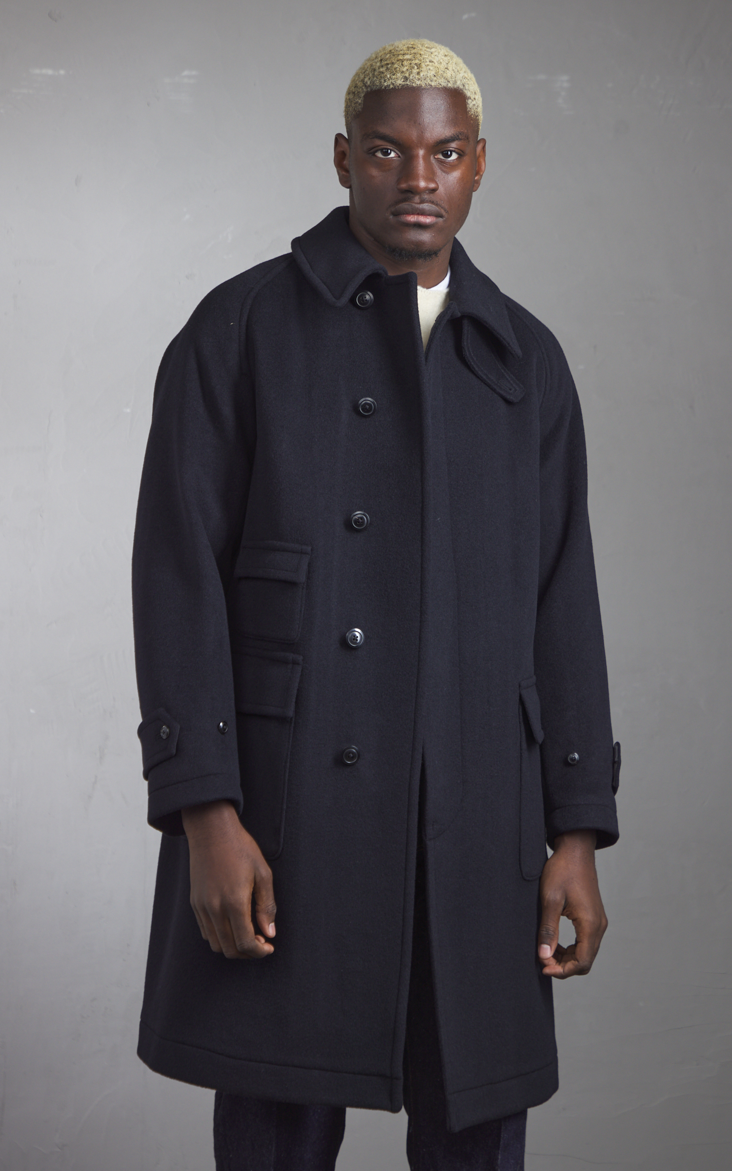 Kaptain Sunshine Traveller Coat Top Black | Cultizm Kaptain Sunshine Traveller Coat Top Black | Cultizm