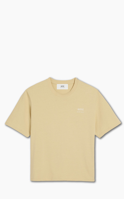 AMI Paris Alexandre Mattiussi T-Shirt Cream