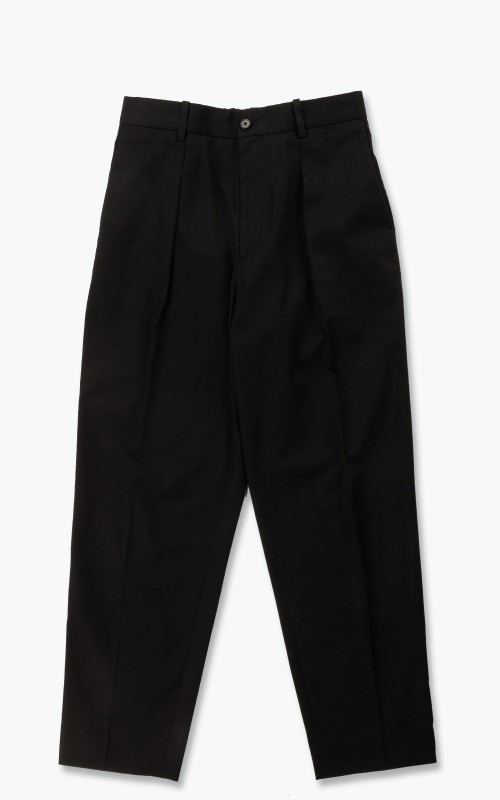 Markaware Organic Cotton Kersey Pegtop Trousers Black