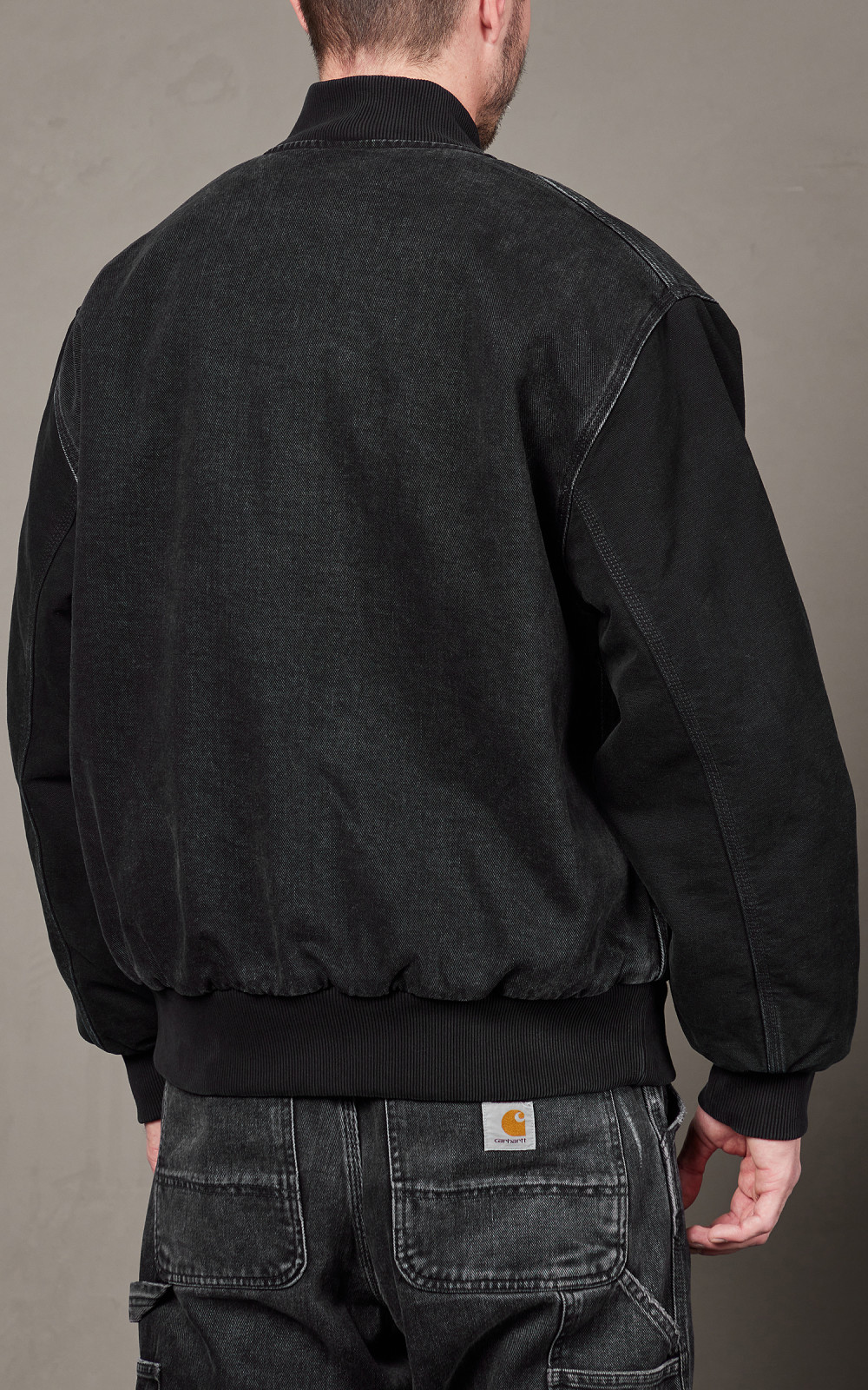Carhartt WIP Paxon Bomber Maitland Denim Black/Black Stone