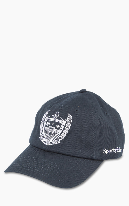 Sporty & Rich Big H Hat Steel Blue
