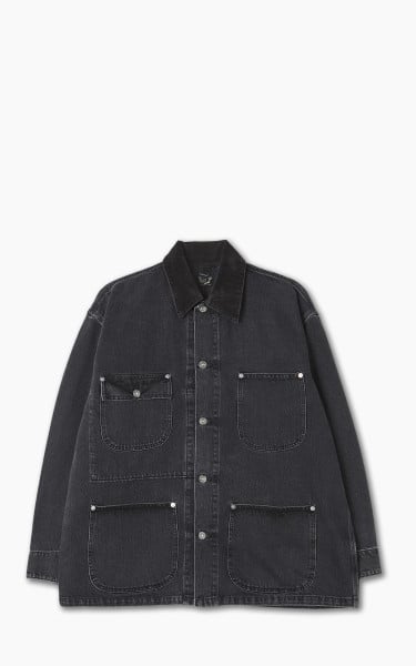 OrSlow Loose Fit Coverall Stonewashed Black