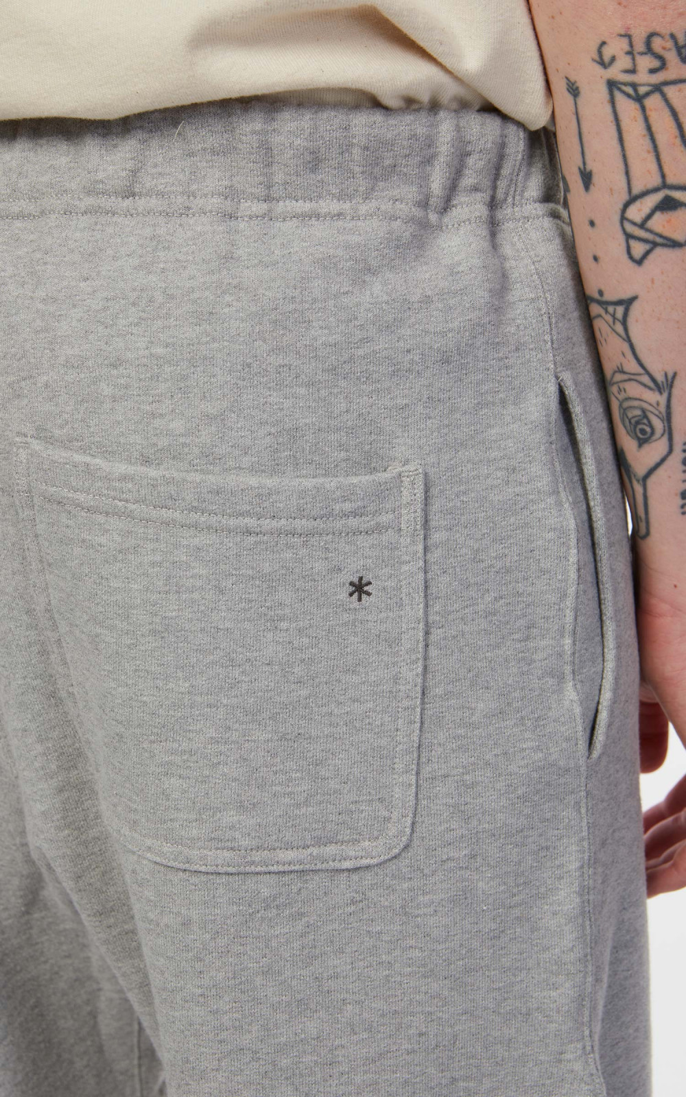 Snow Peak Recycled Cotton Sweat Pants Melange Grey | Cultizm