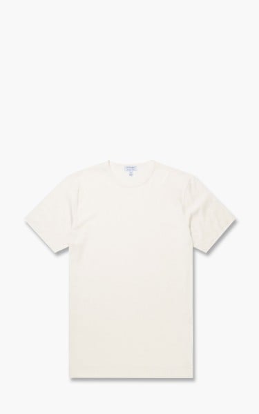 Sunspel Classic Crewneck T-Shirt Archive White