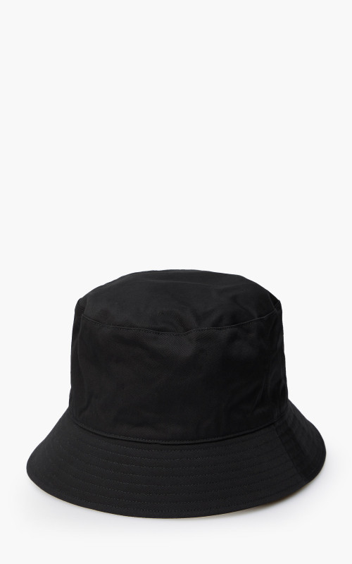 Kijima Takayuki No. 221002 Cotton Bucket Hat Black 221002-01
