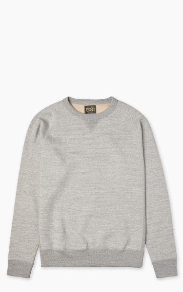 Wonder Looper Pullover Crewneck Fleeced Foxfibre® Heather Grey