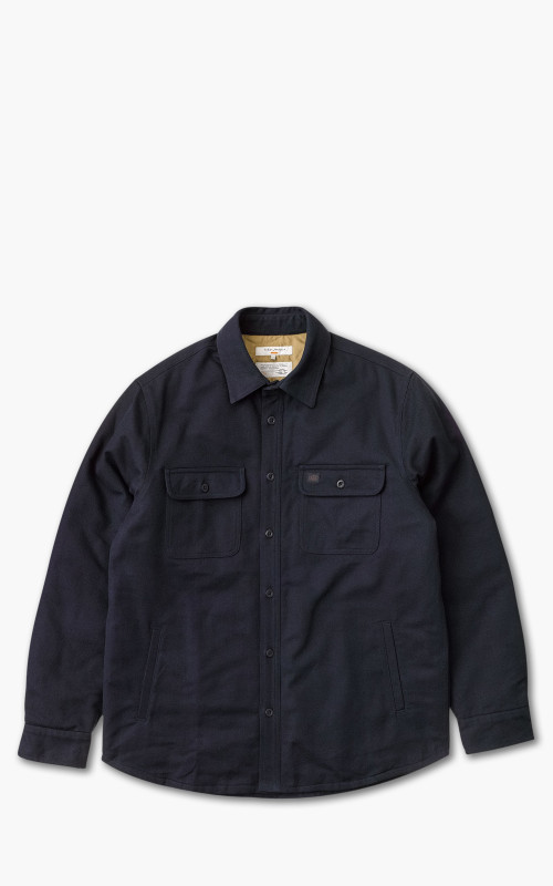 Nudie Jeans Glenn Padded Shirt Navy