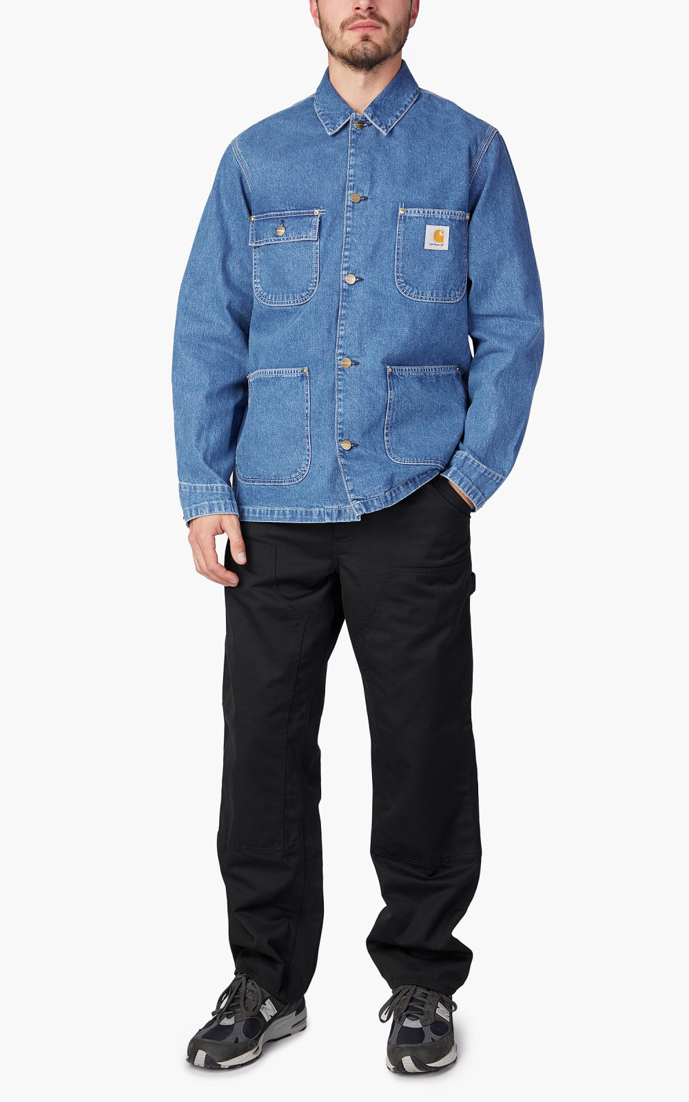 Carhartt WIP OG Chore Coat Norco Denim Blue Stone Washed Carhartt WIP OG Chore Coat Norco Denim Blue Stone Washed