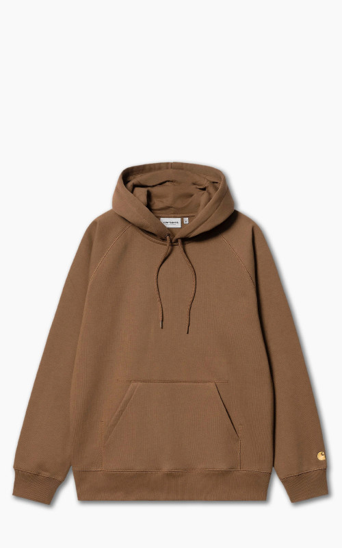 Carhartt WIP Hooded Chase Sweatshirt Tamarind/Gold