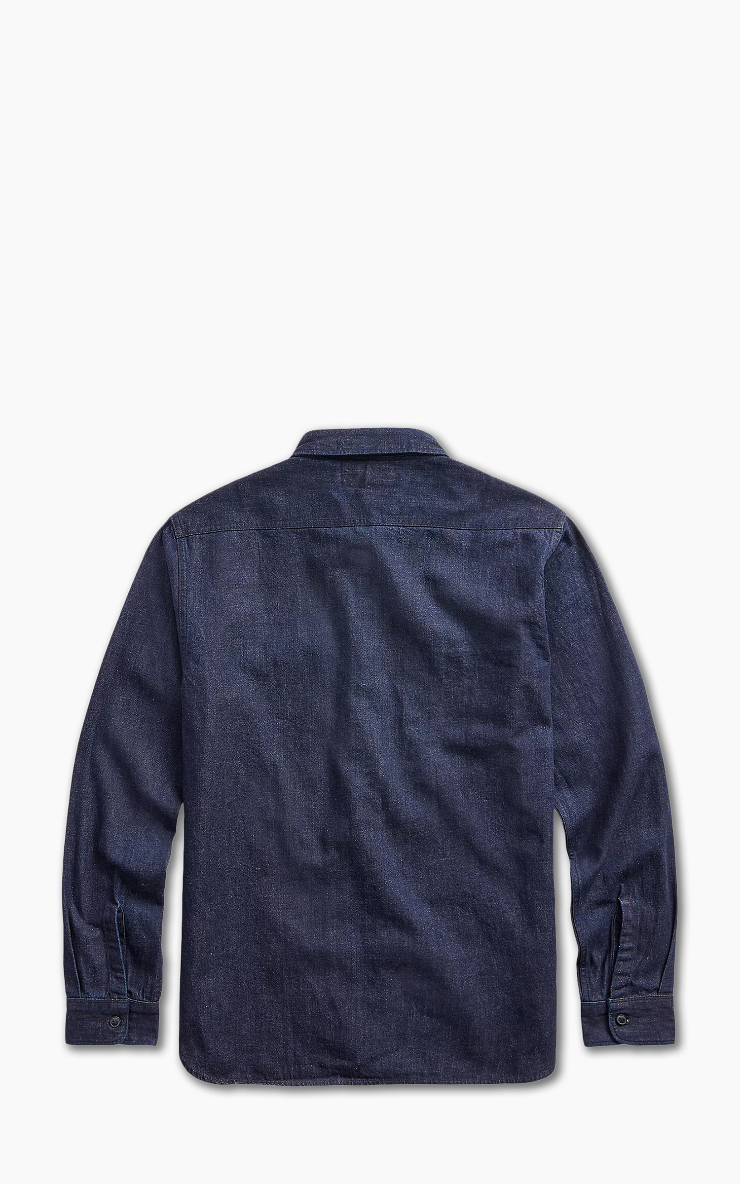 RRL Cotton-Linen Denim Workshirt Indigo | Cultizm