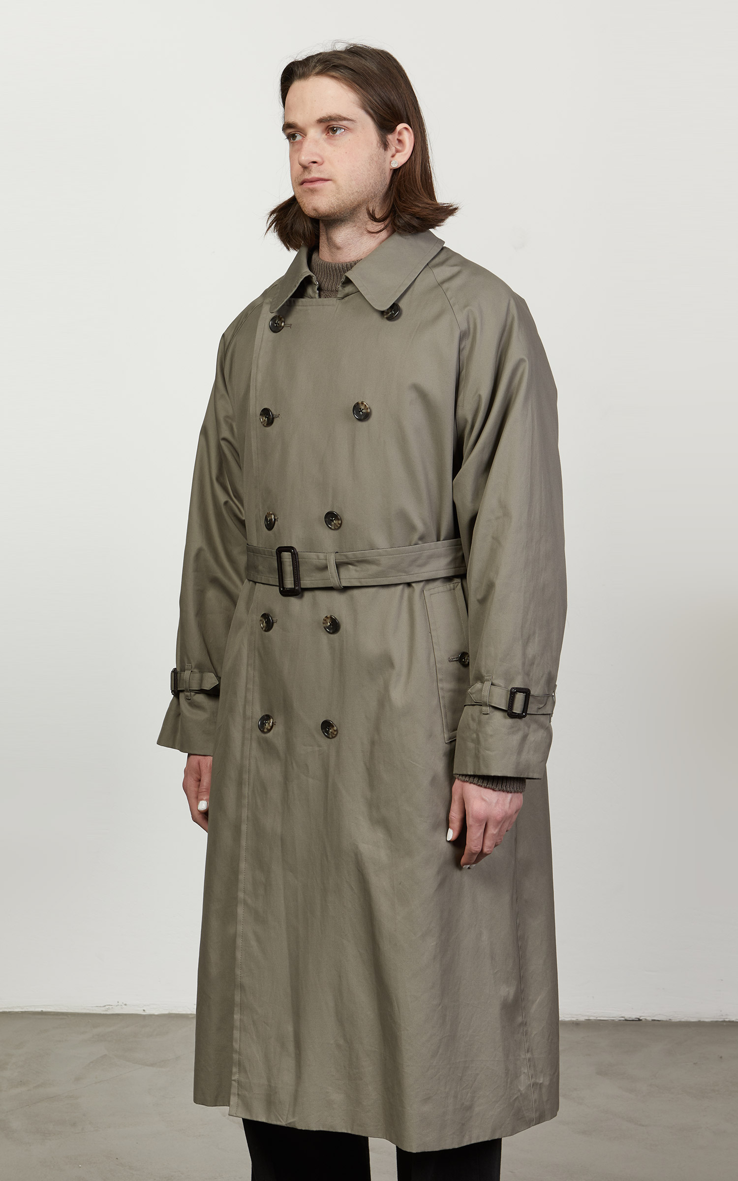 yoke reversible trench coat