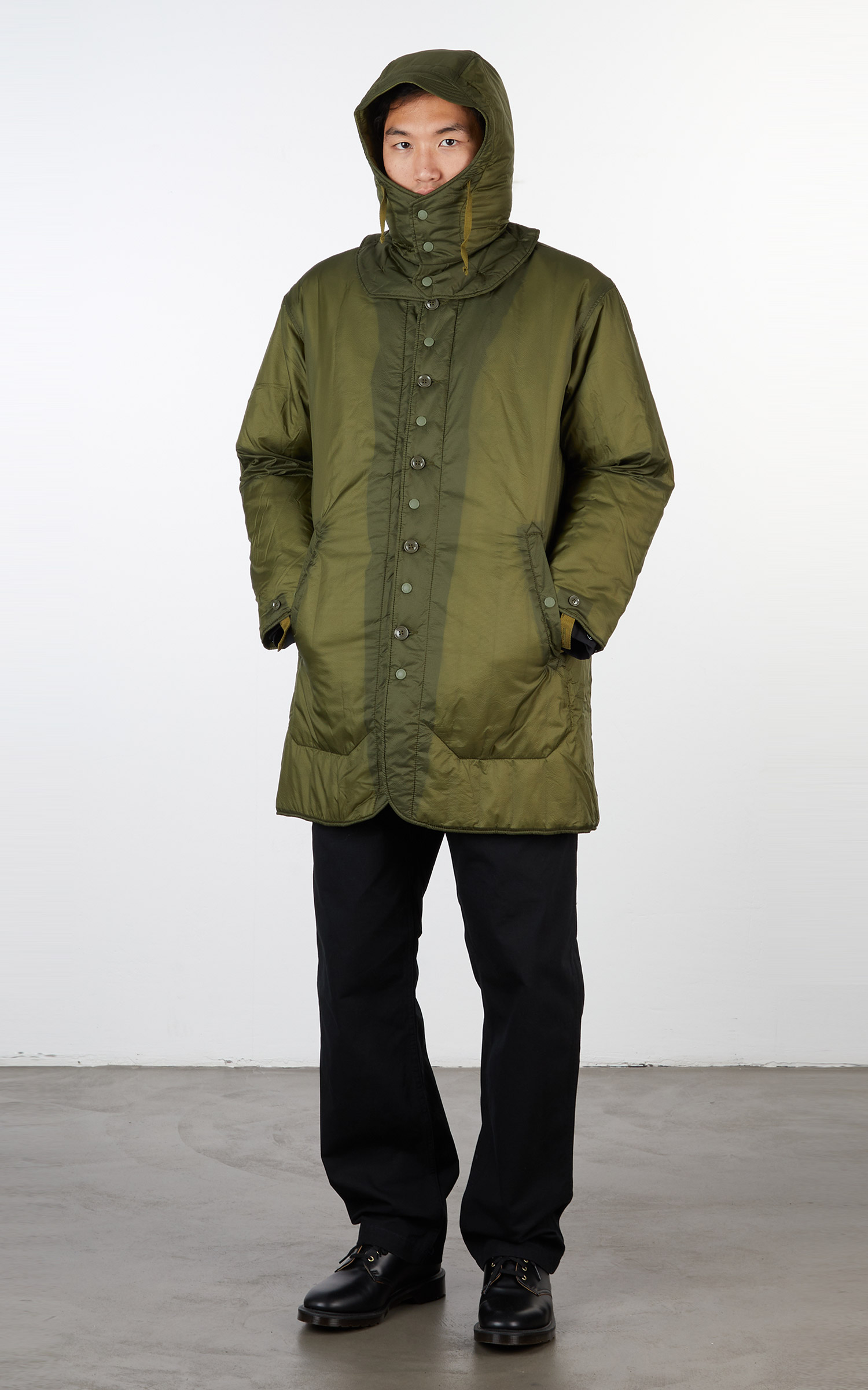 オンラインでの最低価格 liner garments engineerd jacket M gray モッズコート