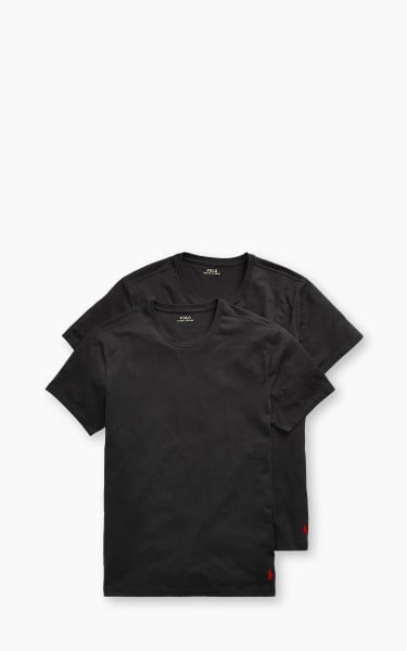 Polo Ralph Lauren Classic Crewneck Undershirt 2-Pack Black