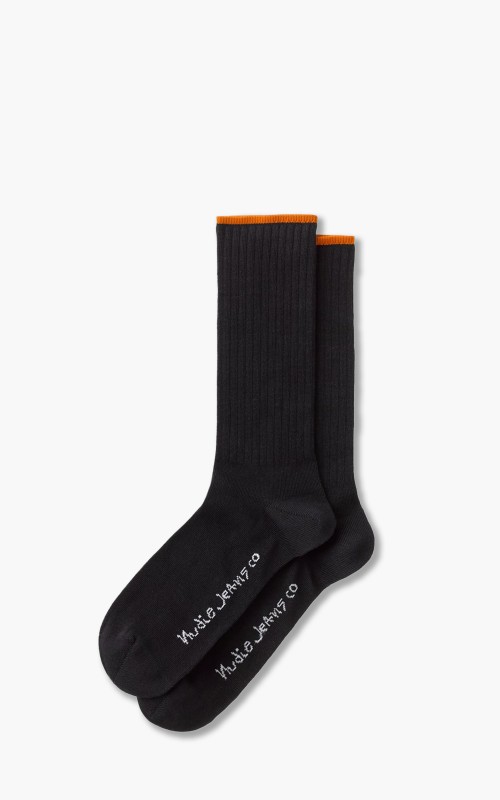 Nudie Jeans Gunnarsson Socks Black