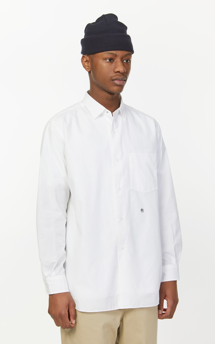 トップス nanamica Regular Collar Wind Shirt S Button Down Wind S/S Shirt – nanamica NEW YORK