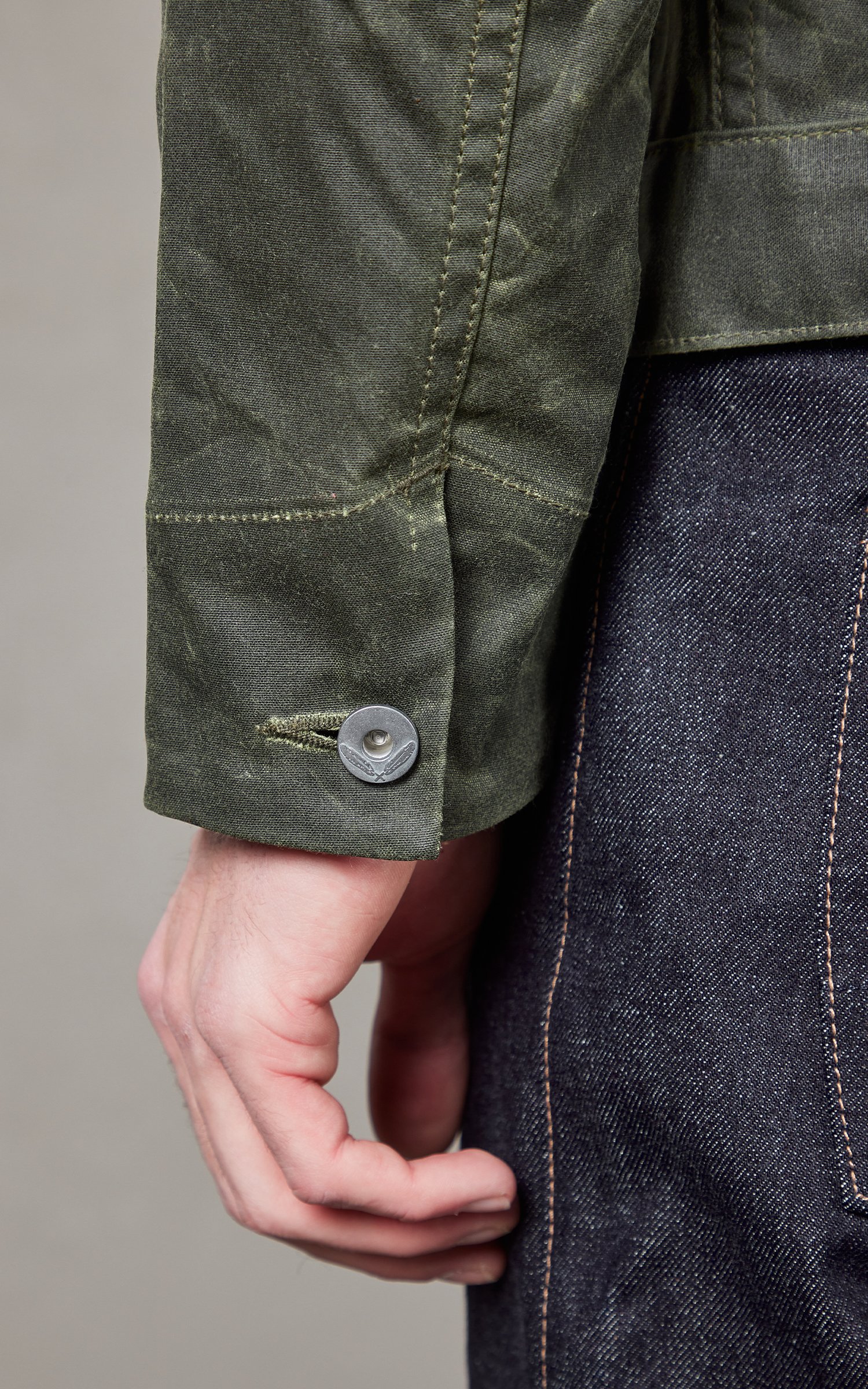 Rogue Territory Supply Jacket Waxed Canvas Ridgeline Olive | Cultizm