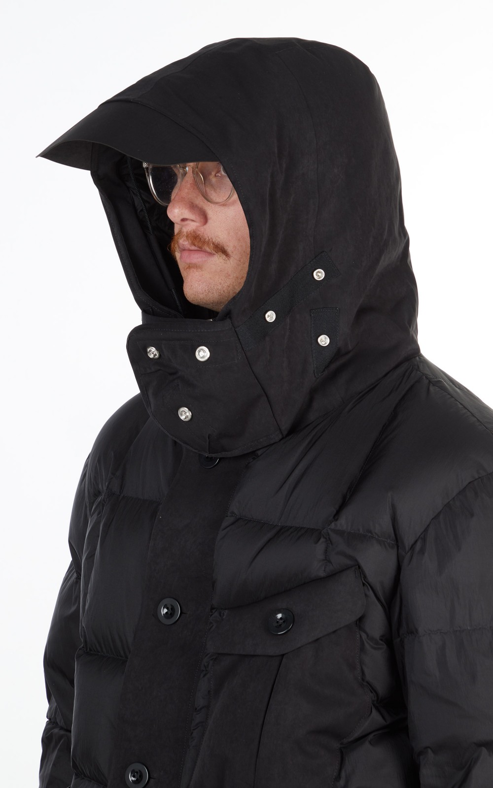 Ten C Sniper Combo Down Jacket Black | Cultizm