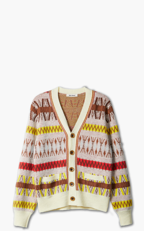 Wales Bonner Orchestra Cardigan Pale Yellow Multi