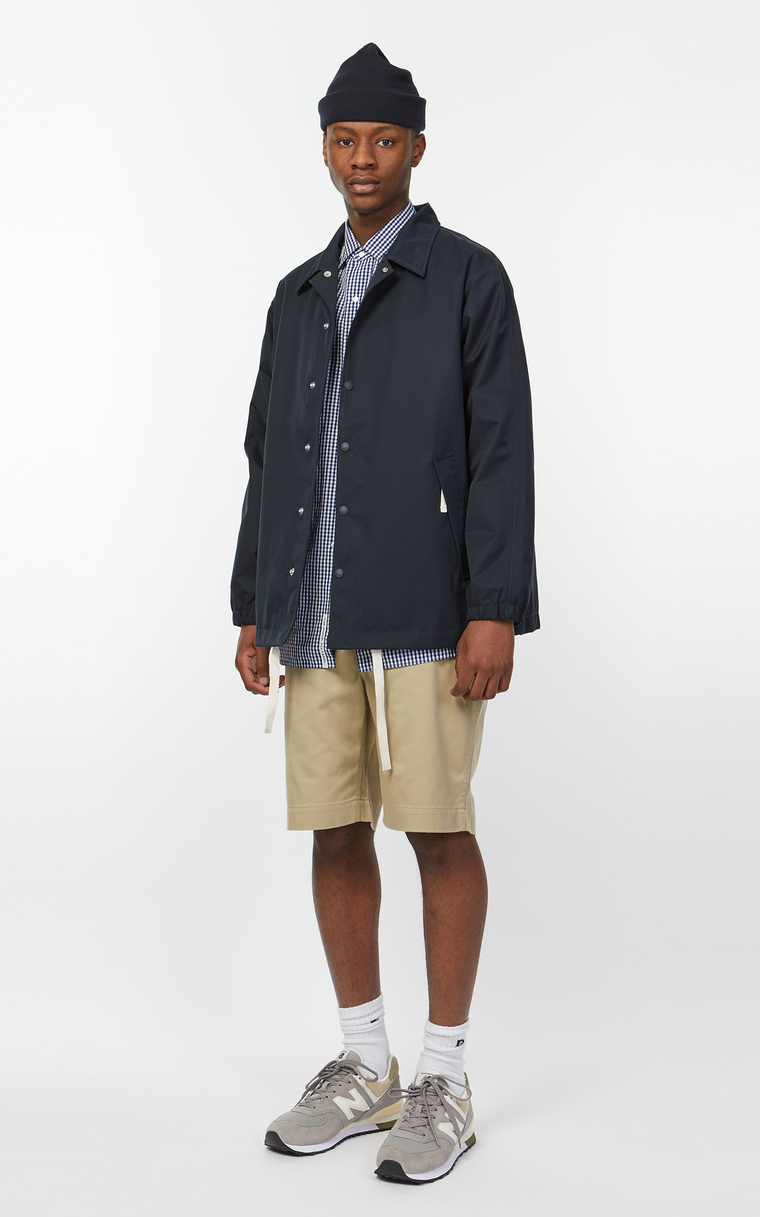 Nanamica 2L GORE-TEX Coach Jacket Navy | Cultizm