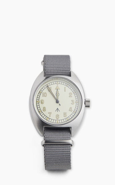 Naval Watch Company MIL-02C Naval Military Watch White Dial Grey