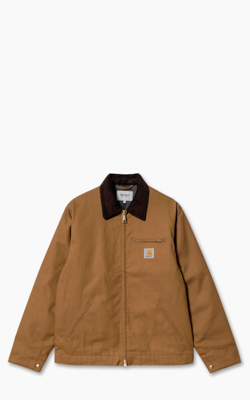 Carhartt WIP Detroit Jacket Dearborn Canvas Rigid Hamilton Brown/Tobacco
