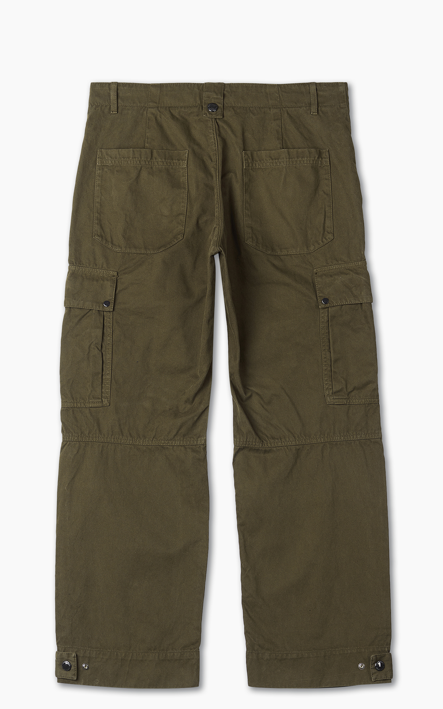 C.P. Company Military Twill Emerized Cargo Pants Ivy Green | Cultizm