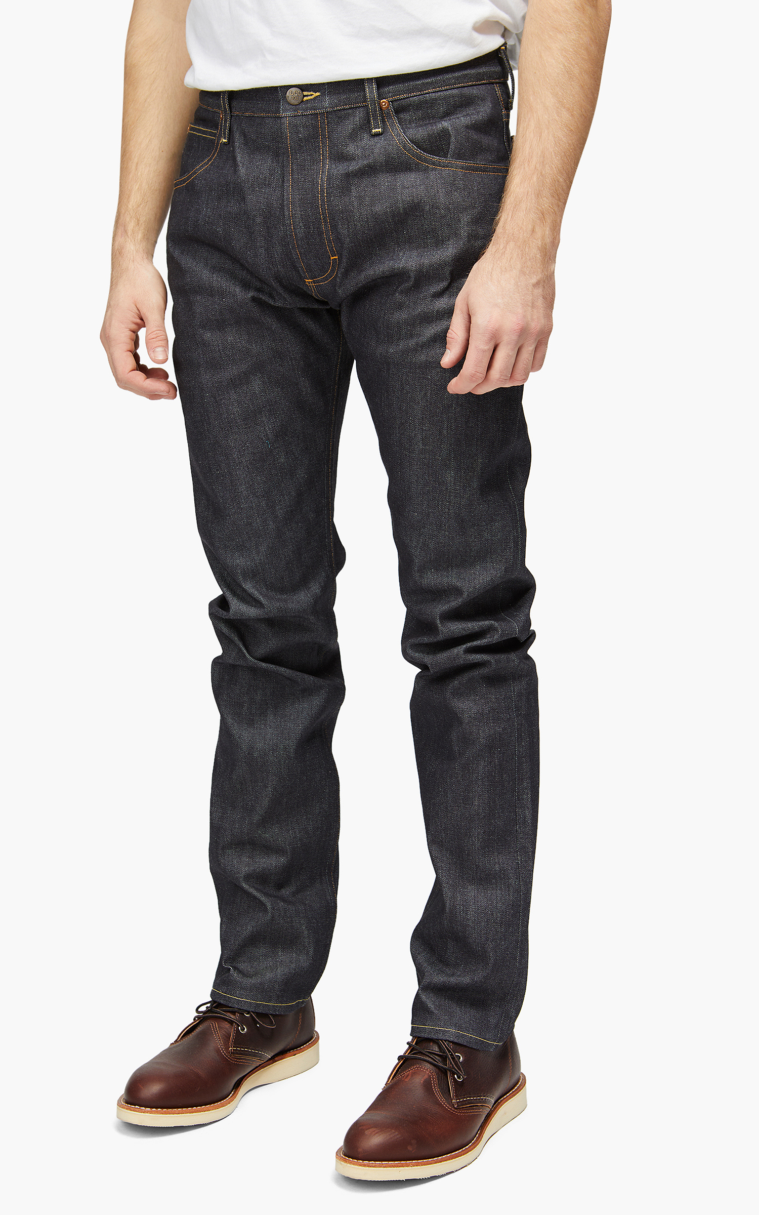 Lee 101 101 Rider Jeans Dry Indigo Recycled Cotton Selvedge 13.75oz ...