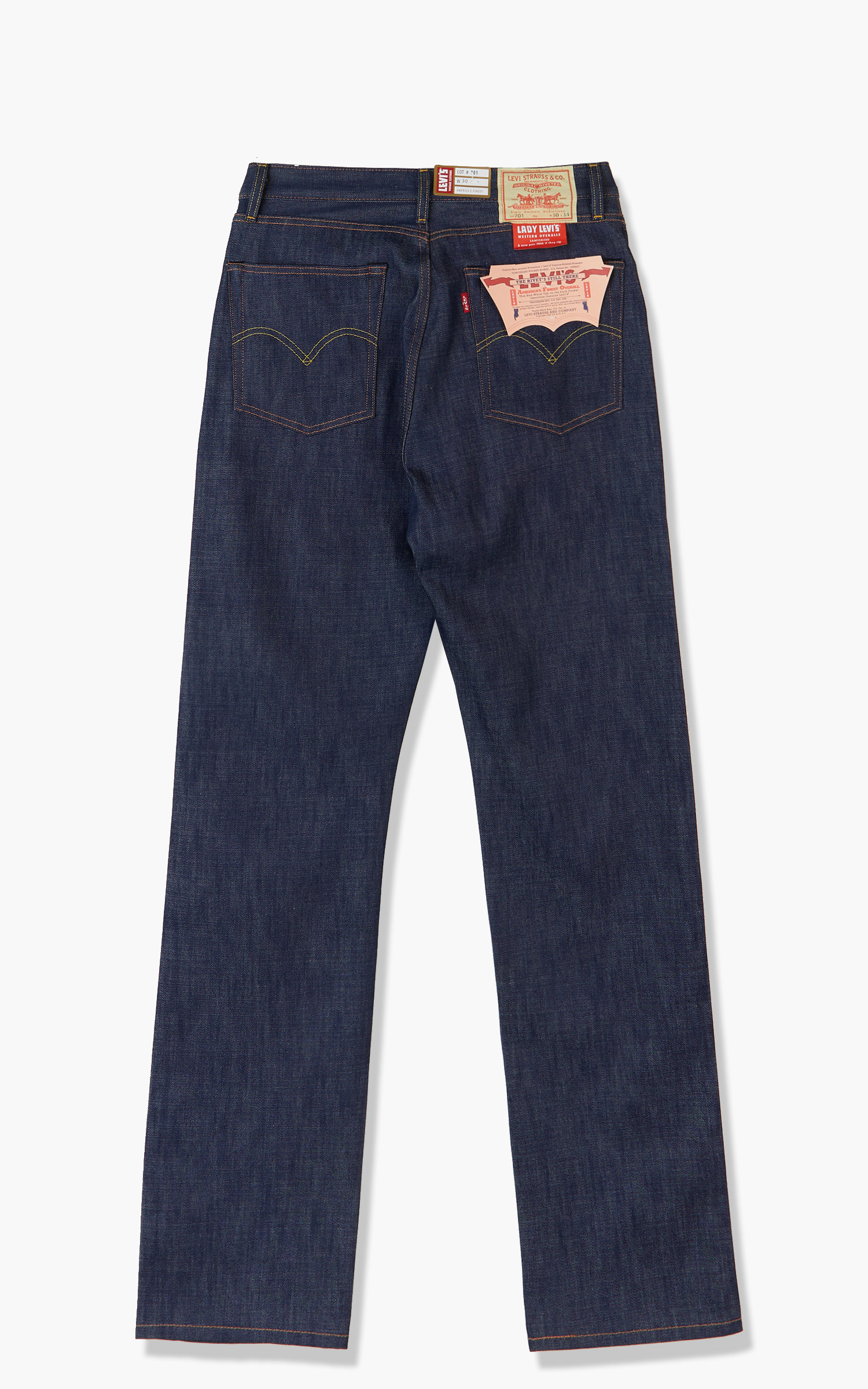 Levi's® Vintage Clothing 1950 701 Jeans Rigid Indigo | Cultizm